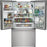 Frigidaire Professional PRFG2383AF 23.3 Cu. Ft. Counter-Depth French Door Refrigerator in Stainless Steel