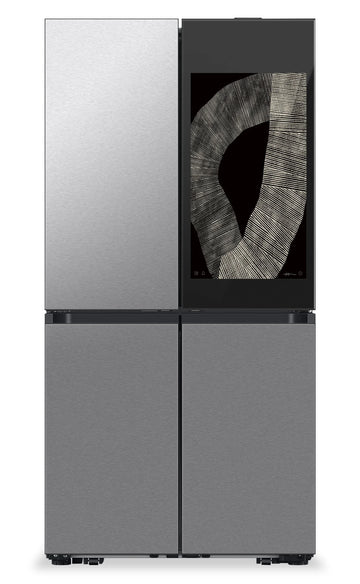 Samsung RF23DB9900QDAC Bespoke 23 Cu. Ft. 4-Door Flex Refrigerator with Family Hub+™ - Fingerprint Resistant Stainless Steel