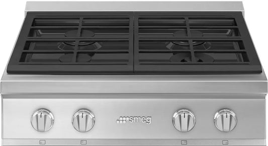 Smeg RTU304GX Portofino 30" Stainless Steel Gas Cooktop