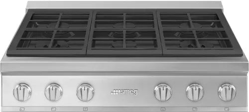 Smeg RTU366GX Portofino 36" Stainless Steel Gas Cooktop