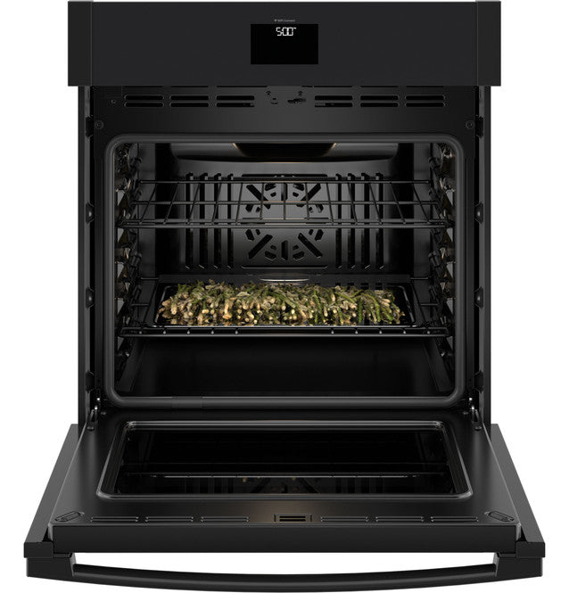 GE JKS5000DVBB 27" Smart Built-In Convection Single Wall Oven with No Preheat Air Fry in Black