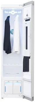 LG S3MFBN Styler® Smart wi-fi Enabled Steam Closet with TrueSteam® Technology and Exclusive Moving Hangers