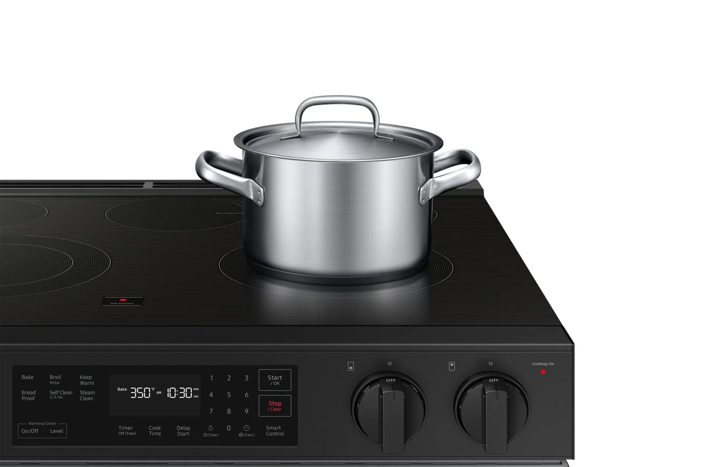 Samsung NSE6DG8100SRAC Bespoke 6.3 Cu. Ft. Smart Electric Range - Fingerprint Resistant Stainless Steel