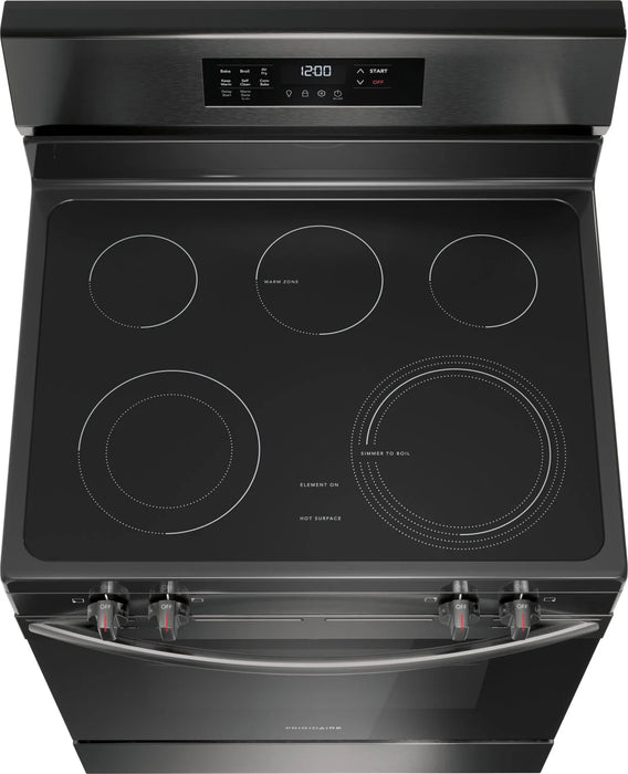 Frigidaire FCRE308CAD 30'' Electric Range with Air Fry in Black Stainless Steel