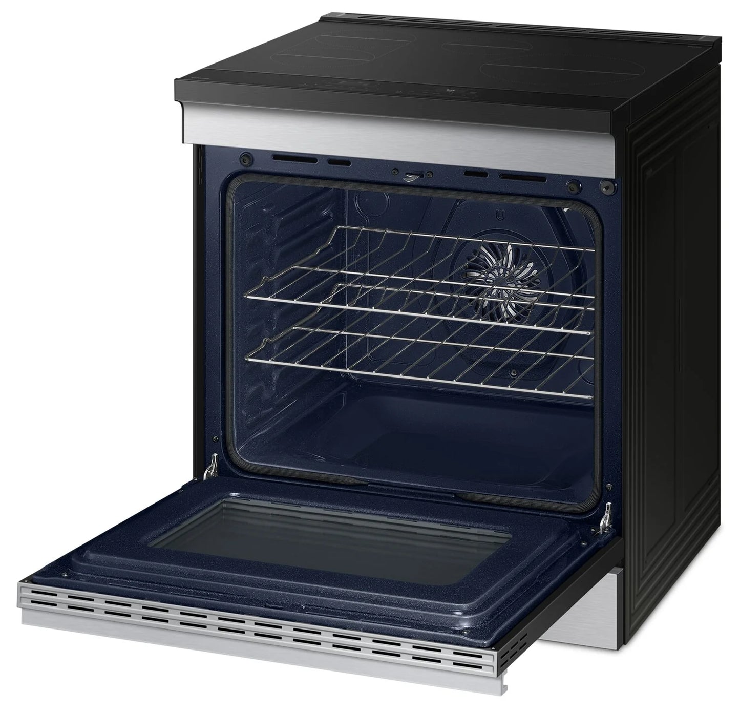 Samsung NSI6DG9300SRAC Bespoke 3 Series 6.3 Cu. Ft. Smart Induction Range with Air Fry - Fingerprint Resistant Stainless Steel