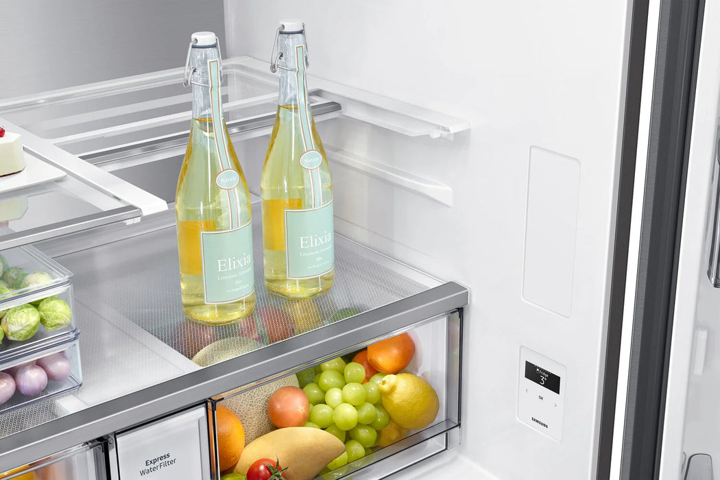 Samsung RF23DG9600SRAC Bespoke 23 Cu. Ft. Counter-Depth 4-Door Flex™ Refrigerator with Beverage Centre™ - Stainless Steel