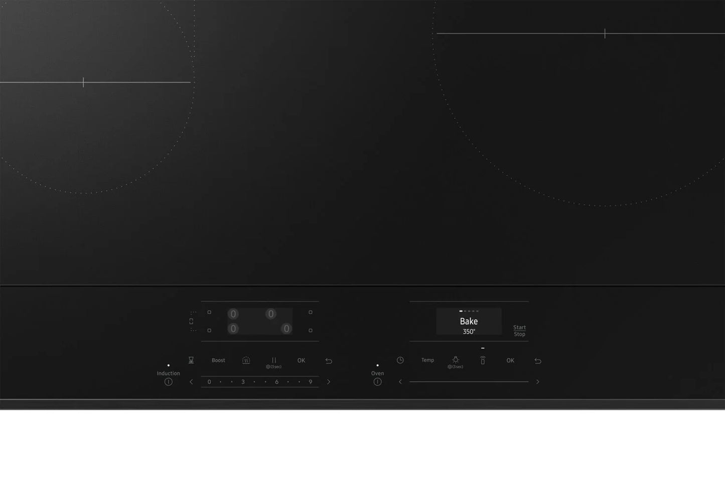 Samsung NSI6DG9300SRAC Bespoke 3 Series 6.3 Cu. Ft. Smart Induction Range with Air Fry - Fingerprint Resistant Stainless Steel