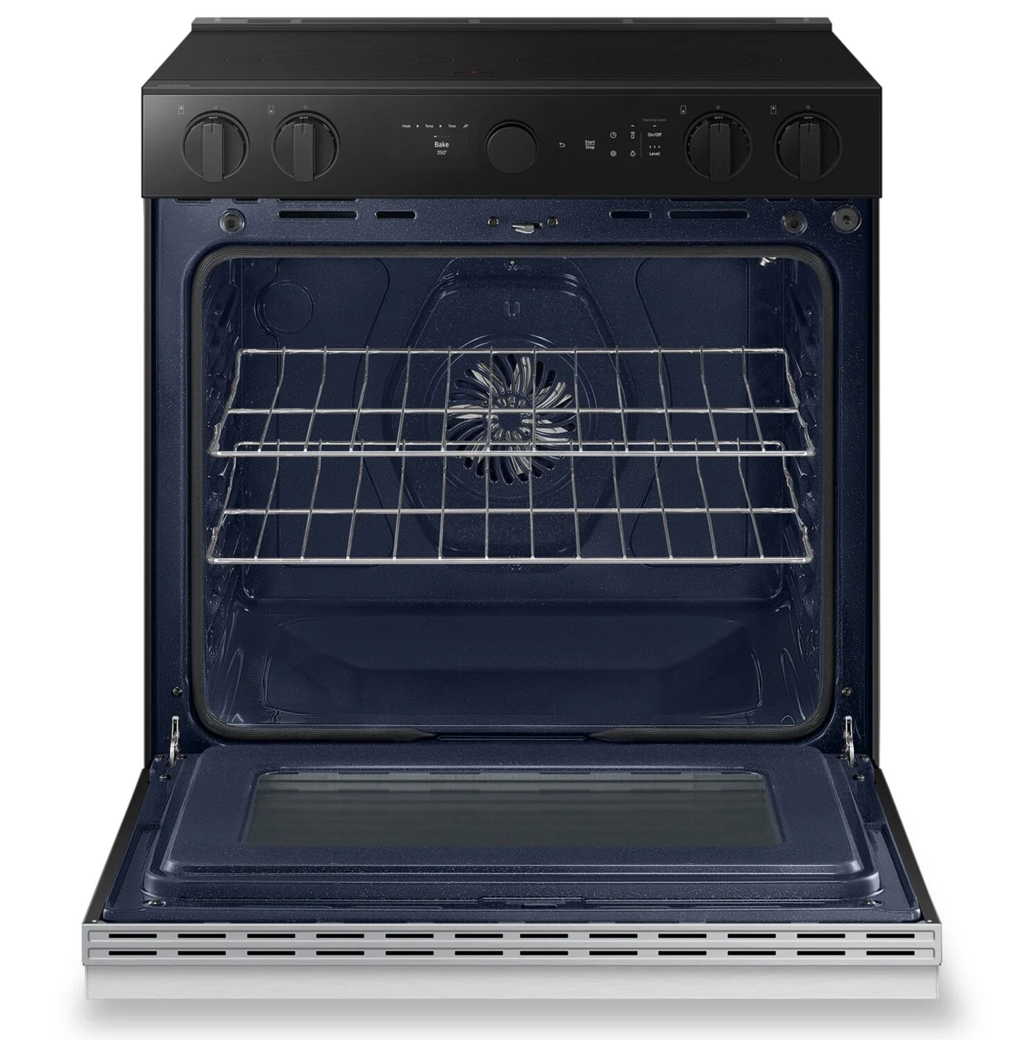 Samsung NSE6DG8700SRAC Bespoke 6.3 Cu. Ft. Electric Range with Oven Camera - Fingerprint Resistant Stainless Steel