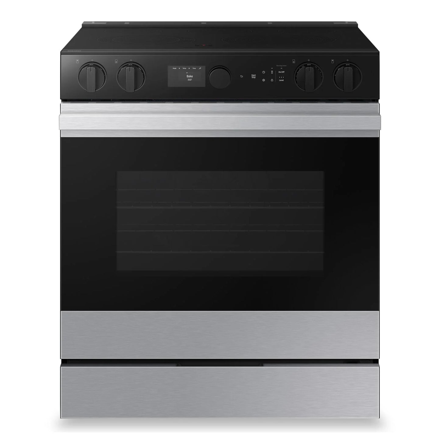 Samsung NSE6DG8700SRAC Bespoke 6.3 Cu. Ft. Electric Range with Oven Camera - Fingerprint Resistant Stainless Steel