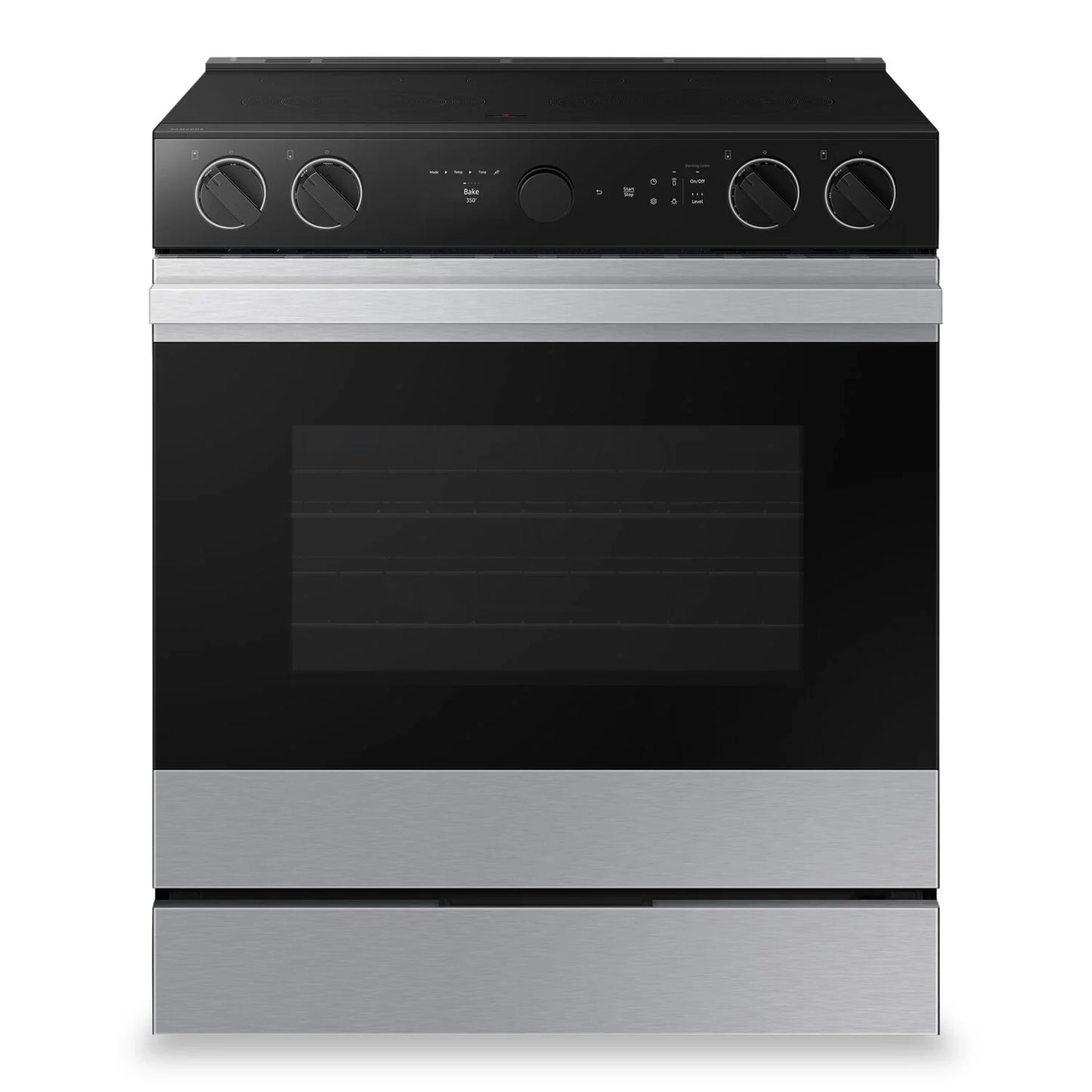 Samsung NSE6DG8700SRAC Bespoke 6.3 Cu. Ft. Electric Range with Oven Camera - Fingerprint Resistant Stainless Steel