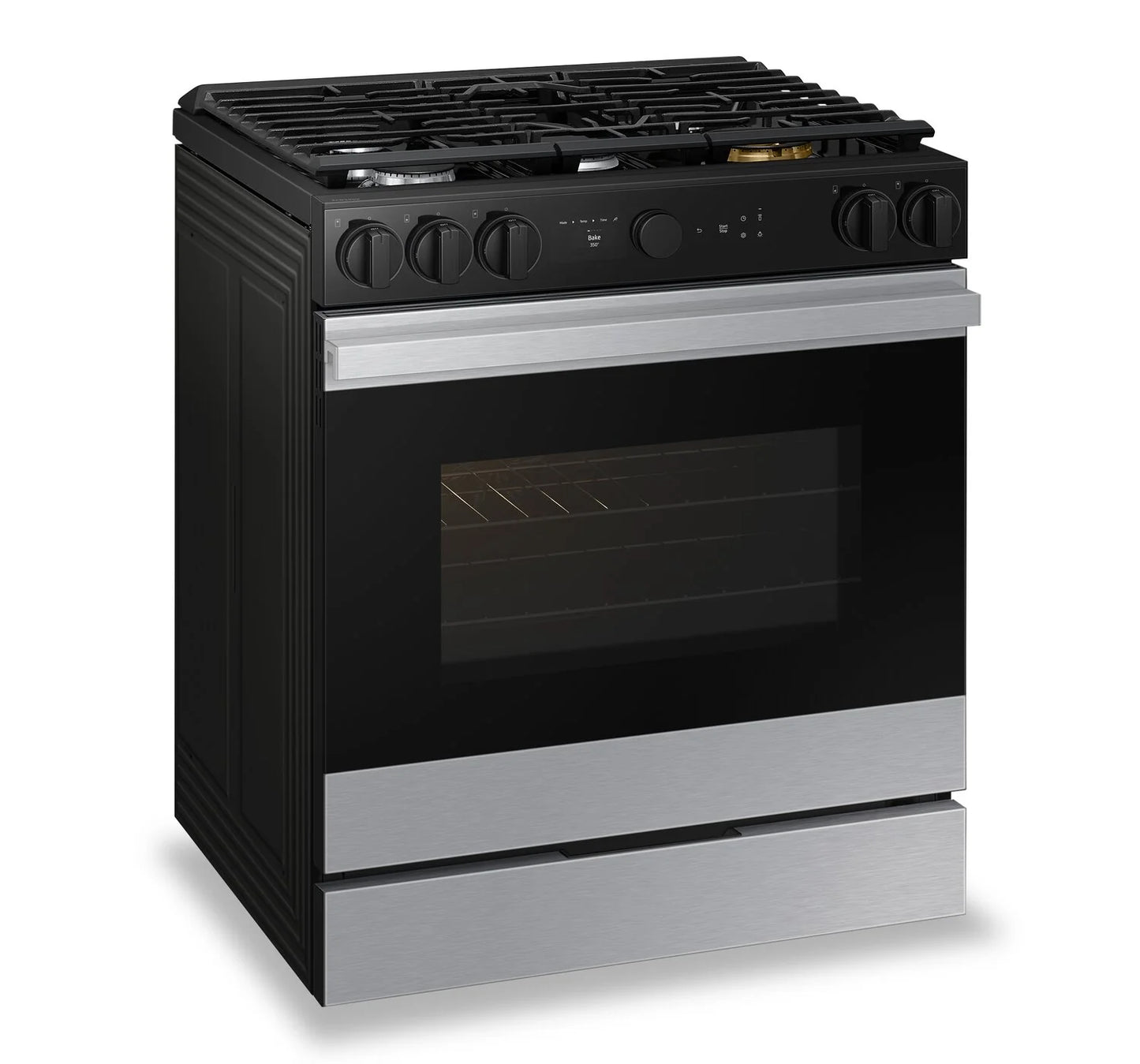 Samsung NSG6DG8500SRAA Bespoke 5 Series 6 Cu. Ft. Gas Range with Air Fry