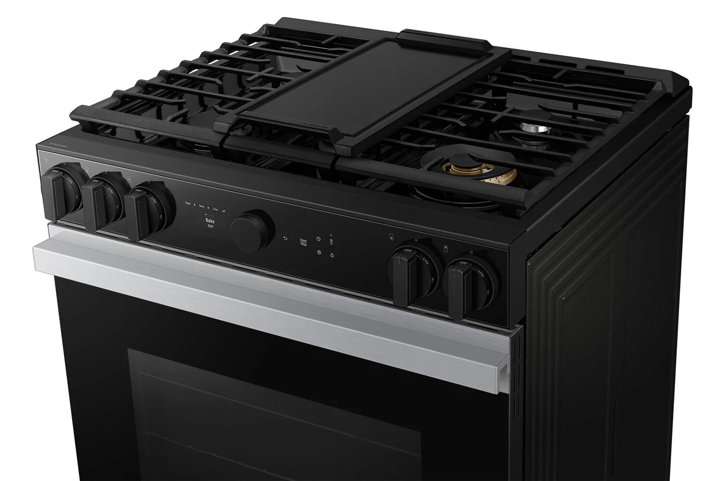 Samsung NSG6DG8500SRAA Bespoke 5 Series 6 Cu. Ft. Gas Range with Air Fry