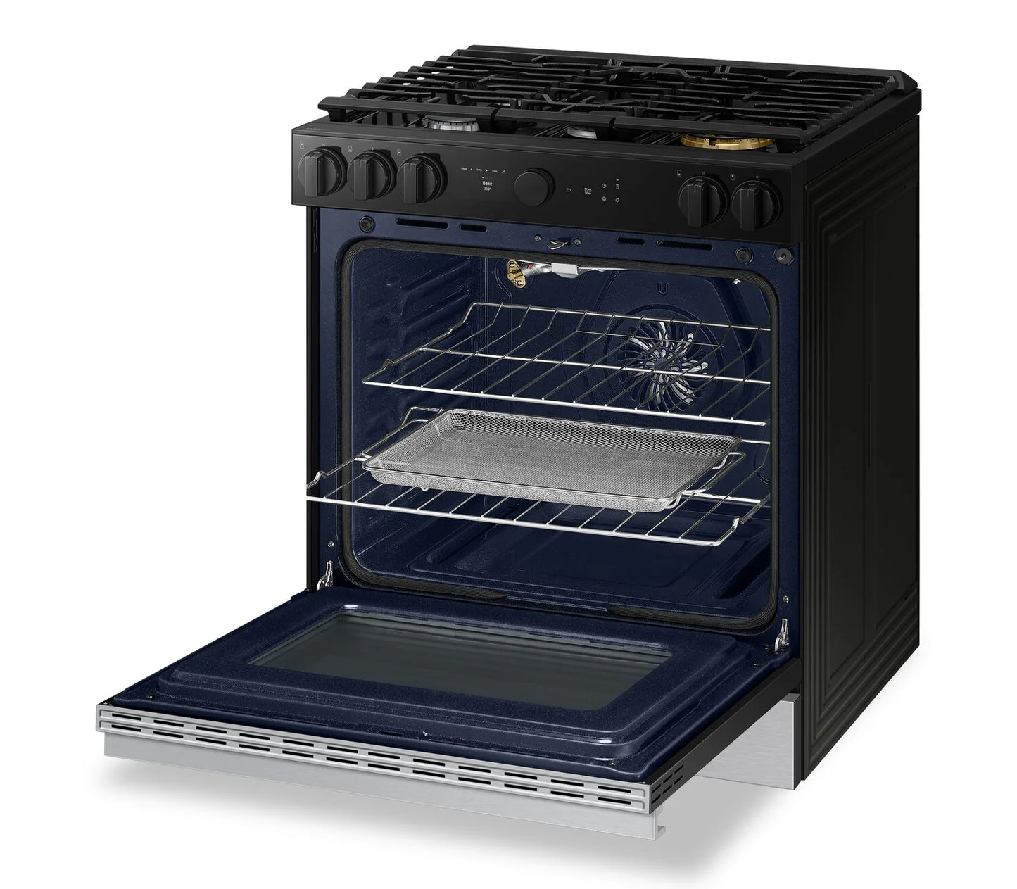 Samsung NSG6DG8500SRAA Bespoke 5 Series 6 Cu. Ft. Gas Range with Air Fry