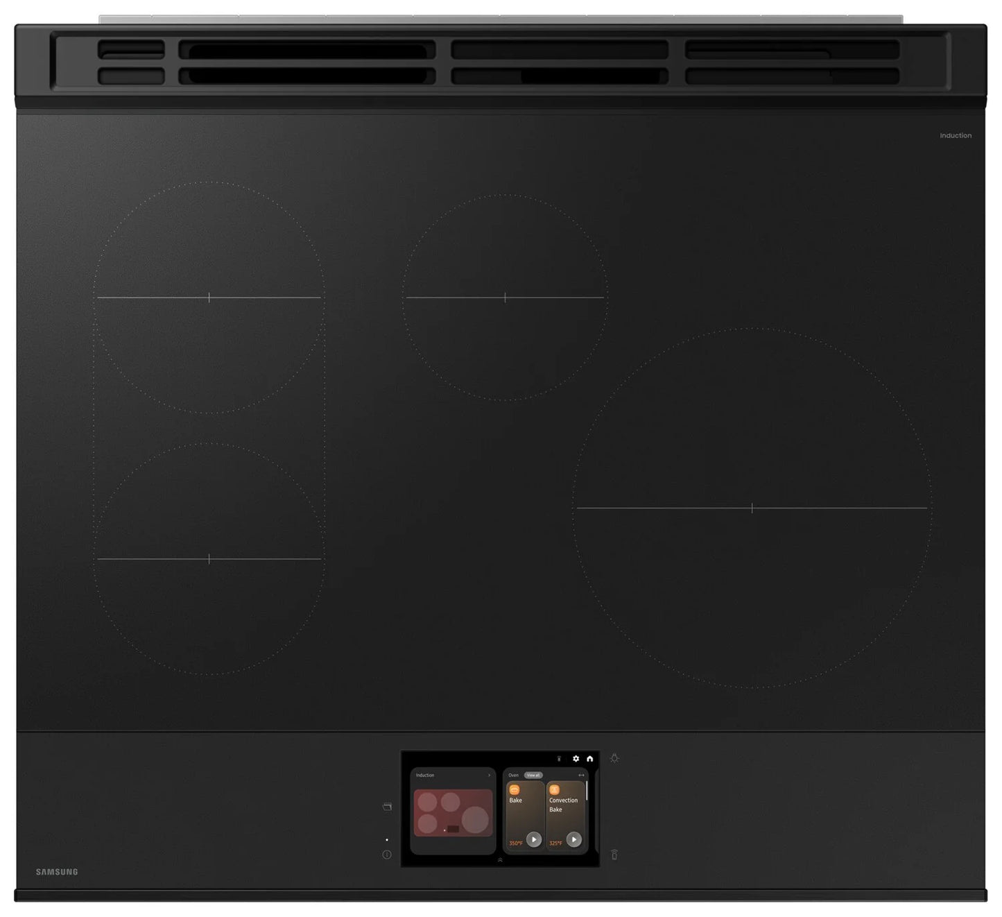 Samsung NSI6DG9900SRAC Bespoke 6.3 Cu. Ft. 9 Series Induction Range with Oven Camera