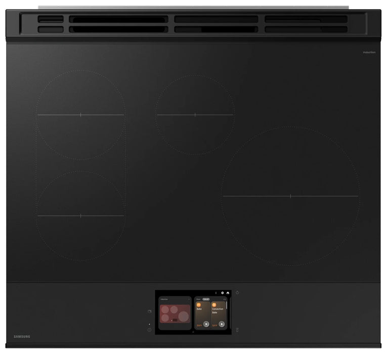 Samsung NSI6DG9900SRAC Bespoke 6.3 Cu. Ft. 9 Series Induction Range with Oven Camera