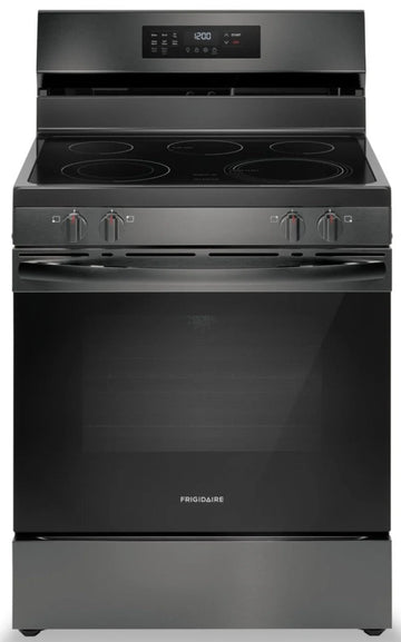 Frigidaire 30'' Electric Range in Black Stainless Steel FCRE308CAD