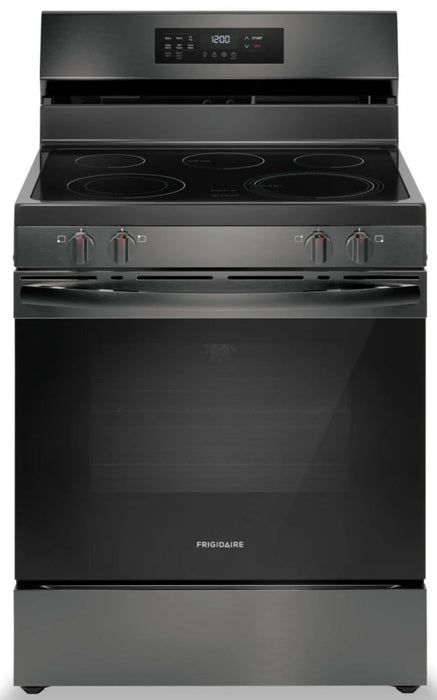 Frigidaire FCRE308CAD 30'' Electric Range with Air Fry in Black Stainless Steel