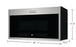 Frigidaire Gallery GMOS196CAF 1.9 Cu. Ft. Over-the Range Microwave with Convection in Stainless Steel