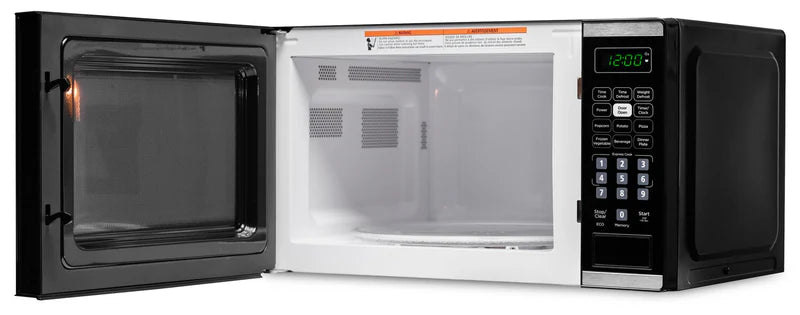 Danby DBMW0722BBS 0.7 Cu. Ft. Countertop Microwave with Auto Defrost - Stainless Steel