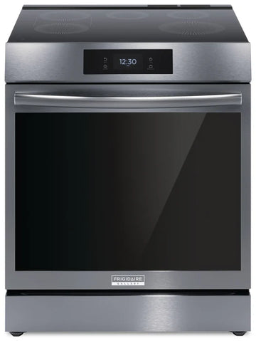 Frigidaire Gallery 30'' Total Convection in Black Stainless Steel GCFI306CBD