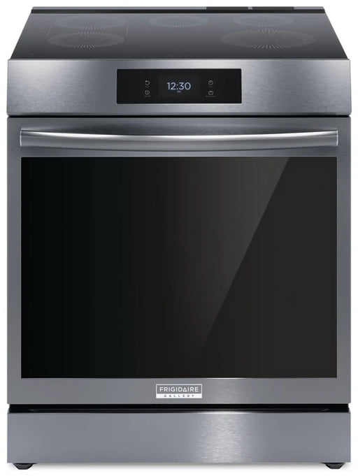 Frigidaire Gallery GCFI306CBD 30'' Front Control Induction Range with Total Convection in Black Stainless Steel