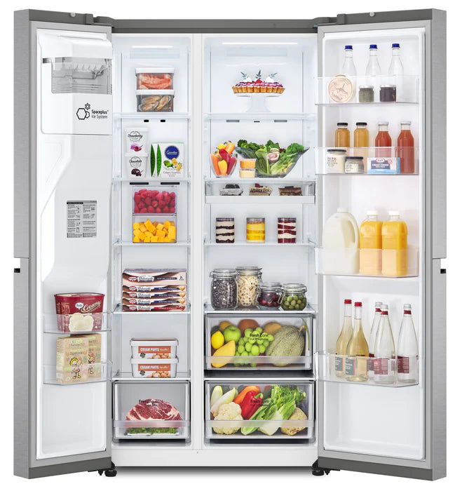 LG LS23C4230V 23 cu.ft. Side-by-Side Counter-Depth Refrigerator with Ice and Water