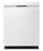 LG LDPN4542W 24" 48 dBA Built-In Top-Control Dishwasher with QuadWash in White