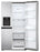 LG LS23C4230V 23 cu.ft. Side-by-Side Counter-Depth Refrigerator with Ice and Water