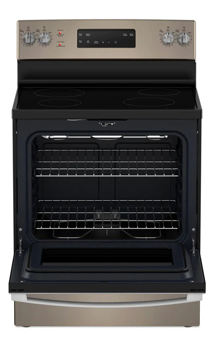 GE JCB630ETES 5 Cu. Ft. Electric Range with Self Clean and 4 Burners in Slate