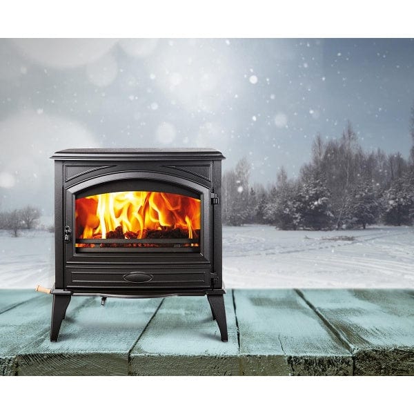 Sierra Flame Lynwood W-76 Cast Iron Free Stand Wood Fireplace - W76