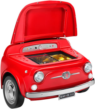 Smeg Fiat 500 Chest Refrigerator Red