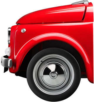 Smeg Fiat 500 Chest Refrigerator Red