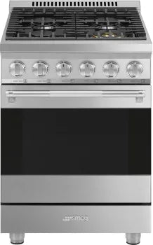 Smeg SPR24UGGX 24 In. Stainless Steel Gas Range