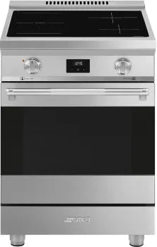 Smeg SPR24UIMX 24-inch Freestanding Electric Range with Convection Technology