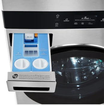 LG STUDIO SWWE50N3 WashTower™ Smart Front Load 5.0 cu. ft. Washer and 7.4 cu. ft. Electric Dryer with Center Control™