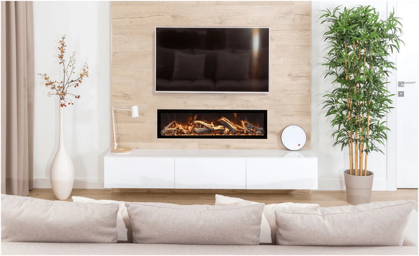 Amantii SYM-60-XT-BESPOKE Symmetry Bespoke Xtra Tall Electric Fireplace