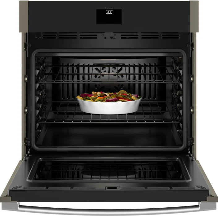 GE JTS5000EVES 30" Smart Built-In Self-Clean Convection Single Wall Oven with No Preheat Air Fry in Fingerprint Resistant Slate