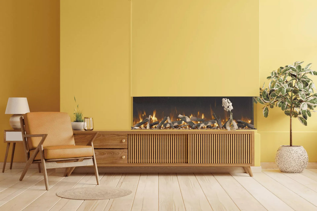 Amantii TRV-55-BESPOKE Tru View Bespoke 3-Sided Built-In Electric Fireplace