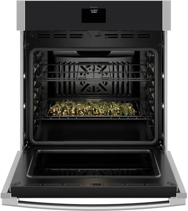 GE JKS5000SVSS 27" Smart Built-In Convection Single Wall Oven with No Preheat Air Fry in Stainless Steel