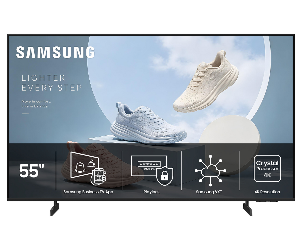Samsung Business TV BEHX-H 55" 4K UHD Commercial TV - LH55BEHHLGFXZC