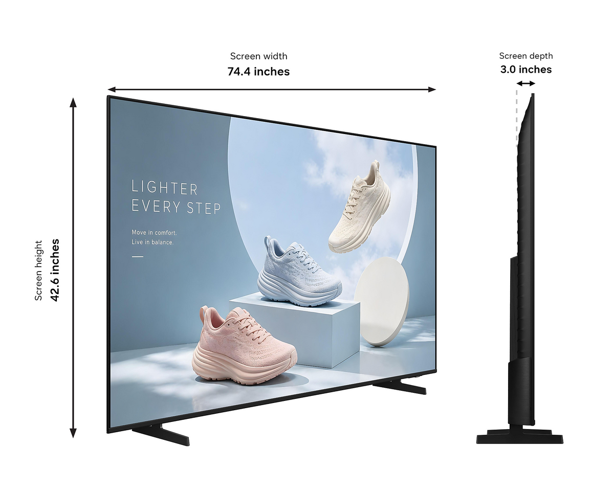 Samsung Business TV BEHX-H 85" 4K UHD Commercial TV - LH85BEHHLGFXZC