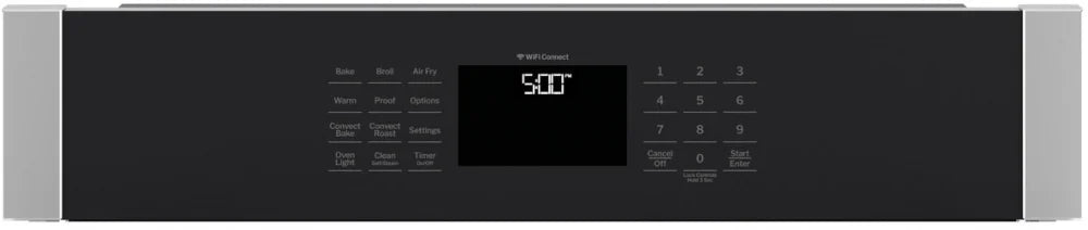 GE JKS5000SVSS 27" Smart Built-In Convection Single Wall Oven with No Preheat Air Fry in Stainless Steel