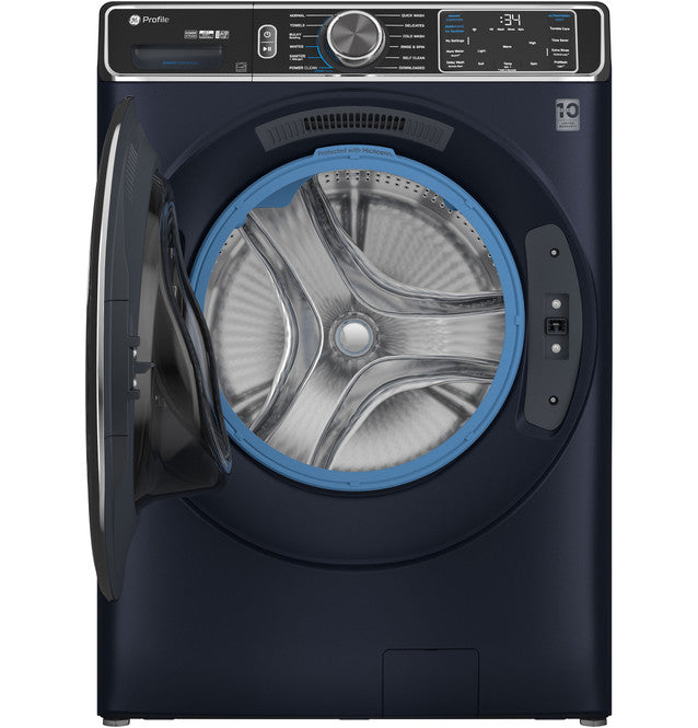GE Profile Laundry Pair, Sapphire Blue - PFW870SPVRS Washer and PFD87ESMVRS Electric Dryer