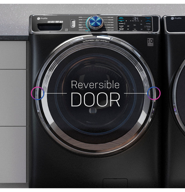 GE Profile Laundry Pair, Sapphire Blue - PFW870SPVRS Washer and PFD87ESMVRS Electric Dryer