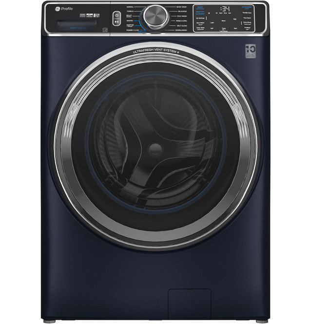 GE Profile Laundry Pair, Sapphire Blue - PFW870SPVRS Washer and PFD87ESMVRS Electric Dryer