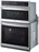 LG WCEP6427F 1.7/4.7 cu. ft. Smart Combination Wall Oven with InstaView®, True Convection, Air Fry, and Steam Sous Vide