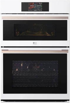 LG STUDIO WCES6428N 1.7/4.7 cu. ft. Combination Double Wall Oven with Air Fry in Essence White