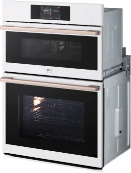 LG STUDIO WCES6428N 1.7/4.7 cu. ft. Combination Double Wall Oven with Air Fry in Essence White