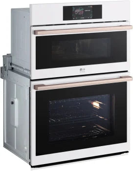 LG STUDIO WCES6428N 1.7/4.7 cu. ft. Combination Double Wall Oven with Air Fry in Essence White