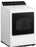LG DLE8400WE 7.3 cu. ft. Ultra Large Capacity Rear Control Electric Dryer with LG EasyLoad™ Door and AI Sensing
